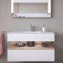 Umywalka 48x32 cm prostokątna podblatowa biała 0398480028 Duravit Qatego zdj.8