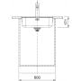 Zlewozmywak stalowy 53x51 cm stal 1270720295 Franke Smart SRX zdj.2