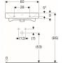 Umywalka prostokątna 60x48.5 cm 124063000 Geberit iCon zdj.4