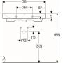 Umywalka prostokątna 75x48.5 cm 124075000 Geberit iCon zdj.4