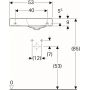 Umywalka prostokątna 53x31 cm 124153000 Geberit iCon zdj.2