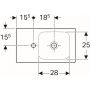 Umywalka prostokątna 53x31 cm 124153000 Geberit iCon zdj.4