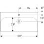 Umywalka 500251018 Geberit Smyle Square zdj.2