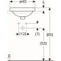 Umywalka 500702002 Geberit Variform zdj.3