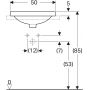 Umywalka 500708002 Geberit Variform zdj.3