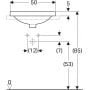 Umywalka 500712002 Geberit Variform zdj.3