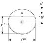 Umywalka 500713002 Geberit Variform zdj.5