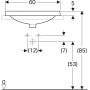 Umywalka 500731002 Geberit Variform zdj.3