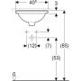 Umywalka 500744002 Geberit Variform zdj.3