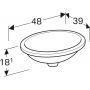 Umywalka 500750002 Geberit Variform zdj.2