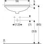 Umywalka 500752002 Geberit Variform zdj.3