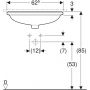 Umywalka 500757002 Geberit Variform zdj.3