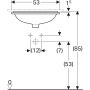 Umywalka 500760002 Geberit Variform zdj.3