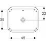 Umywalka 500760002 Geberit Variform zdj.5