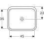 Umywalka 500762002 Geberit Variform zdj.5