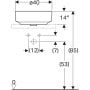 Umywalka 500768002 Geberit Variform zdj.3