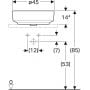 Umywalka 500769002 Geberit Variform zdj.3