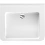 Umywalka 65x55 cm prostokątna dla niepełnosprawnych biała 500790017 Geberit Selnova Comfort Square zdj.3