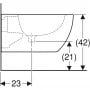 Bidet wiszący 502825008 Geberit Acanto zdj.2