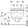 Miska WC wisząca bez kołnierza biały połysk 503232001 Geberit iCon zdj.4