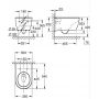 Miska WC wisząca bez kołnierza biały 105535SH00 Grohe Essence zdj.2