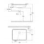 Umywalka 50x38 cm prostokątna podblatowa biała 3948000H Grohe Cube Ceramic zdj.2