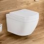 Miska WC wisząca bez kołnierza ze spłukiwaniem wirowym biały 39328000 Grohe Euro Ceramic zdj.4