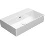 Umywalka 60x37 cm prostokątna ścienna-nablatowa biała 9454011 GSI Kube X zdj.1