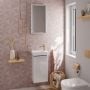Umywalka 36x25 cm prostokątna ścienna-meblowa biała 60314450 Hansgrohe Xelu Q zdj.5