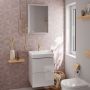 Umywalka 50x48 cm prostokątna ścienna-meblowa biała 60316450 Hansgrohe Xelu Q zdj.5