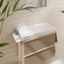 Umywalka 80x48 cm prostokątna ścienna-meblowa biała 60318450 Hansgrohe Xelu Q zdj.6