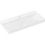 Umywalka 100x48 cm prostokątna ścienna-meblowa biała 60321450 Hansgrohe Xelu Q zdj.1