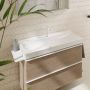 Umywalka 100x48 cm prostokątna ścienna-meblowa biała 60321450 Hansgrohe Xelu Q zdj.4