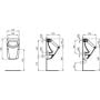 Pisuar E375801 Ideal Standard Eurovit zdj.2