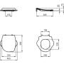 Deska sedesowa dla dzieci czerwona S4533GQ Ideal Standard Contour 21 zdj.2