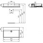 Umywalka 70x45 cm prostokątna ścienna biała T389301 Ideal Standard Extra zdj.2