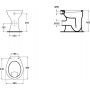 Miska WC stojąca V311401 Ideal Standard Eurovit zdj.2