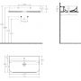 Umywalka 70x38 cm prostokątna biały 10PL53070 Isvea Sistema zdj.2