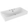 Umywalka 90x46 cm prostokątna ścienna biała 904406033001 Kaldewei Silenio zdj.1
