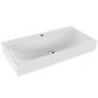 Umywalka 90x46 cm prostokątna ścienna biała 904406303001 Kaldewei Silenio zdj.1