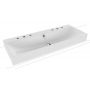 Umywalka 120x46 cm prostokątna nablatowa biała 906406053001 Kaldewei Silenio zdj.1
