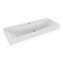 Umywalka 120x46 cm prostokątna nablatowa biała 906406303001 Kaldewei Silenio zdj.1