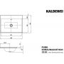 Umywalka 60x46 cm prostokątna wpuszczana biała 900106003001 Kaldewei Puro zdj.2