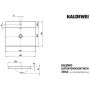 Umywalka 90x46 cm prostokątna nablatowa biała 904006013001 Kaldewei Silenio zdj.2