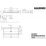 Umywalka 120x46 cm prostokątna ścienna biała 904506303001 Kaldewei Silenio zdj.2