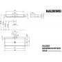 Umywalka 120x46 cm prostokątna ścienna biała 904506033001 Kaldewei Silenio zdj.2