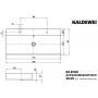 Umywalka 120x46 cm prostokątna nablatowa biała 906406043001 Kaldewei Silenio zdj.2