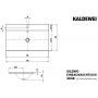 Umywalka 90x46 cm prostokątna wpuszczana biała 907806303001 Kaldewei Silenio zdj.2