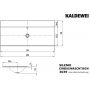 Umywalka 120x46 cm prostokątna wpuszczana biała 907906313001 Kaldewei Silenio zdj.2