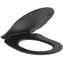 Deska sedesowa wolnoopadająca czarna 23WCS39 Kludi Resa R zdj.1